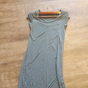 Small Army Green Old Navy T-Shirt Dress